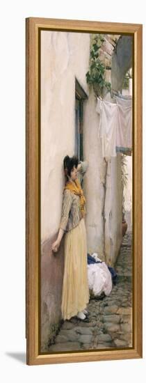Italian Girl-John William Waterhouse-Framed Premier Image Canvas