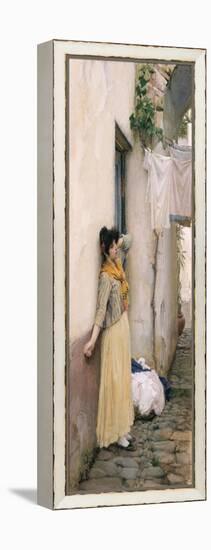 Italian Girl-John William Waterhouse-Framed Premier Image Canvas