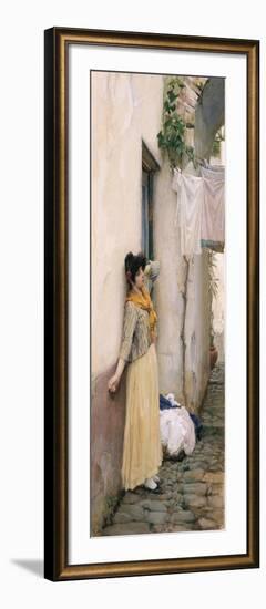 Italian Girl-John William Waterhouse-Framed Giclee Print