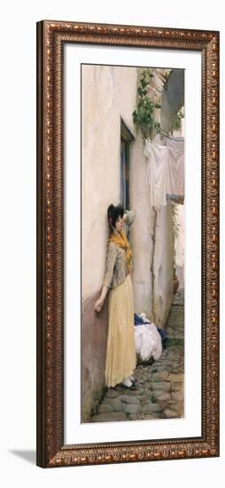 Italian Girl-John William Waterhouse-Framed Giclee Print