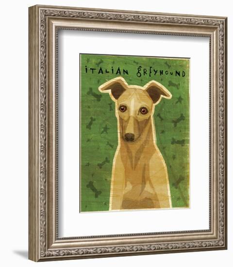 Italian Greyhound (Fawn)-John W^ Golden-Framed Art Print