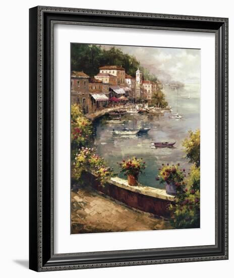 Italian Harbor-Peter Bell-Framed Art Print