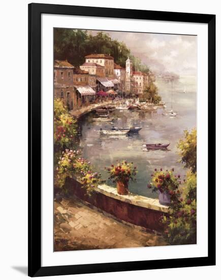 Italian Harbor-Peter Bell-Framed Art Print