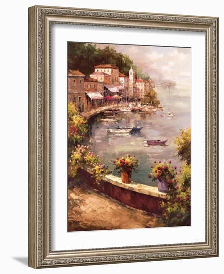 Italian Harbor-Peter Bell-Framed Art Print