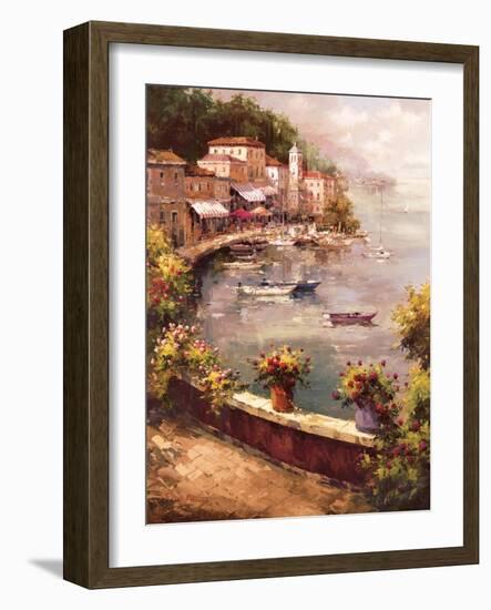 Italian Harbor-Peter Bell-Framed Art Print