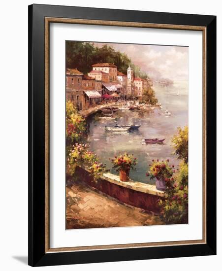 Italian Harbor-Peter Bell-Framed Art Print