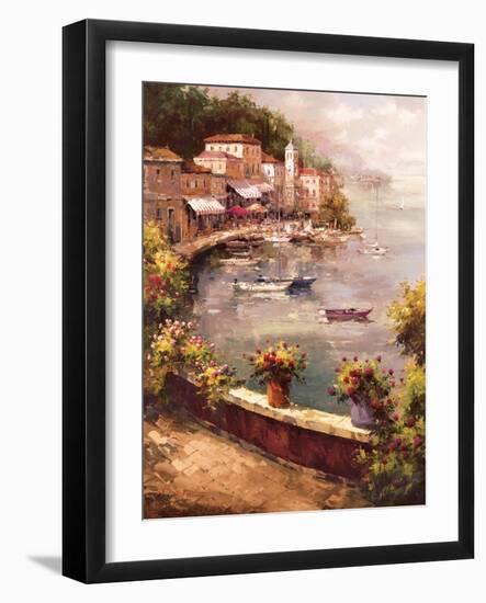 Italian Harbor-Peter Bell-Framed Art Print