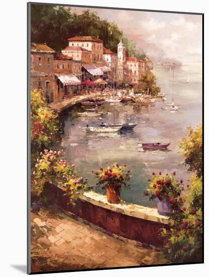 Italian Harbor-Peter Bell-Mounted Art Print