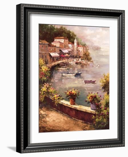 Italian Harbor-Peter Bell-Framed Art Print