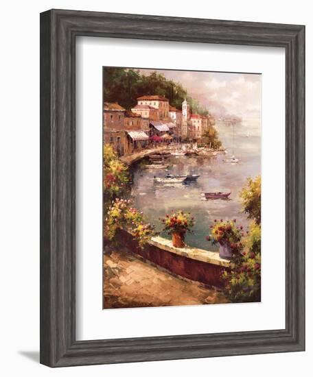 Italian Harbor-Peter Bell-Framed Art Print