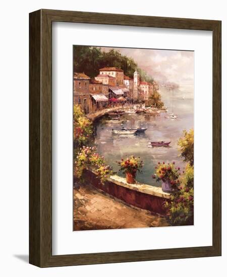 Italian Harbor-Peter Bell-Framed Art Print