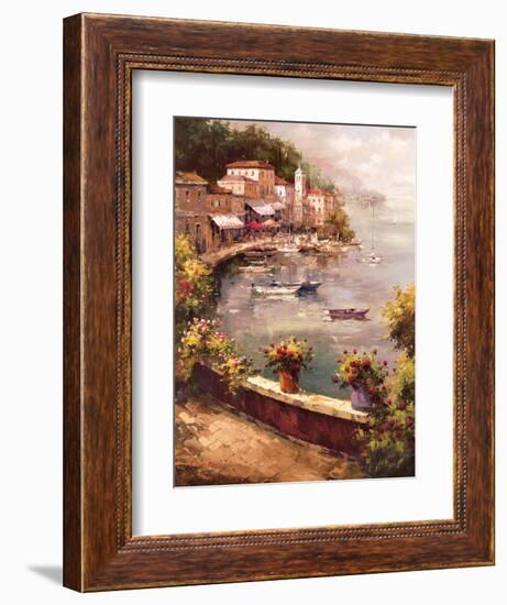 Italian Harbor-Peter Bell-Framed Art Print