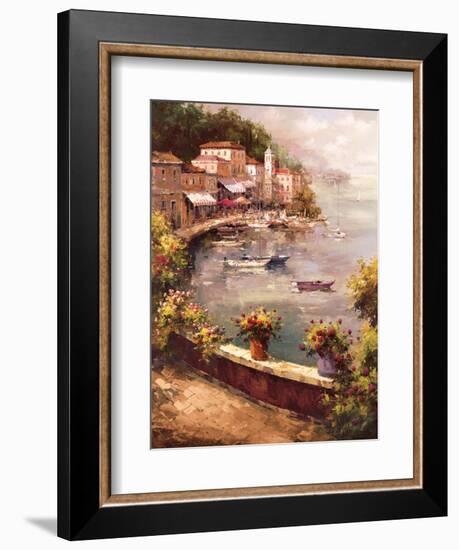 Italian Harbor-Peter Bell-Framed Art Print