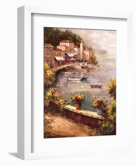 Italian Harbor-Peter Bell-Framed Art Print