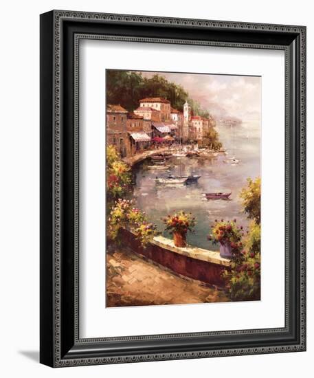 Italian Harbor-Peter Bell-Framed Art Print