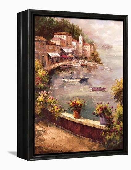 Italian Harbor-Peter Bell-Framed Stretched Canvas