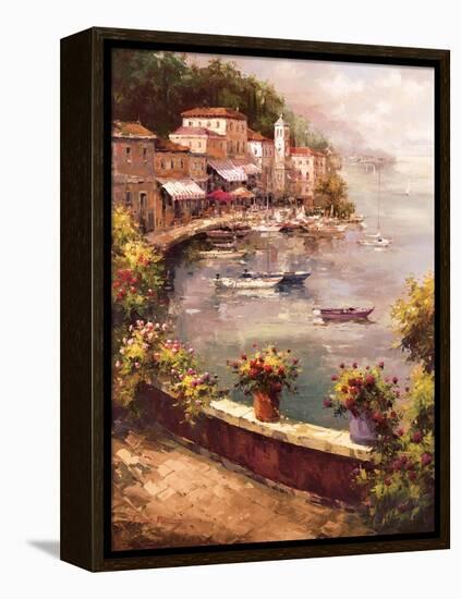 Italian Harbor-Peter Bell-Framed Stretched Canvas