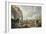 Italian Harbour (Oil on Panel)-Johannes Lingelbach-Framed Giclee Print