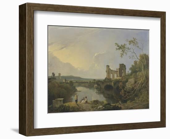 Italian Landscape (Morning), C.1760-65-Richard Wilson-Framed Giclee Print