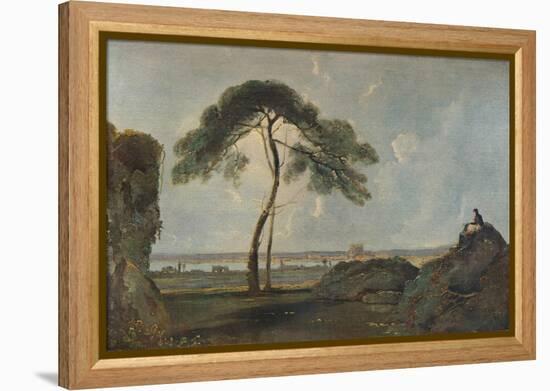'Italian Landscape with a Stone Pine', c1756, (1938)-Richard Wilson-Framed Premier Image Canvas