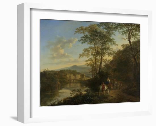 Italian Landscape with the Ponte Molle-Jan Both-Framed Art Print