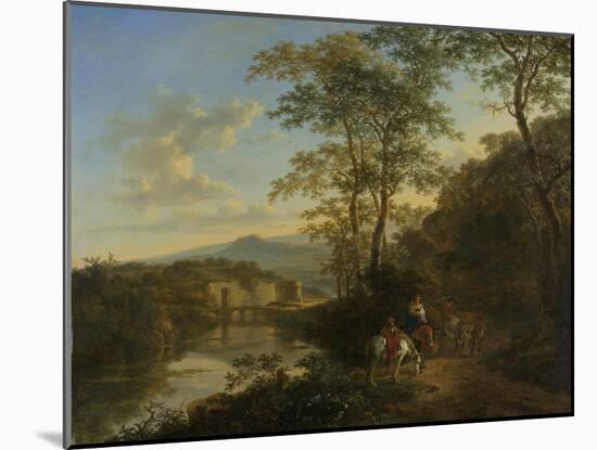 Italian Landscape with the Ponte Molle-Jan Both-Mounted Art Print