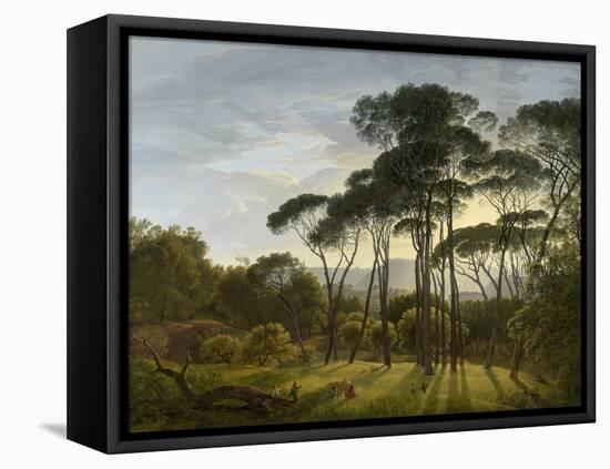 Italian Landscape with Umbrella Pines, 1805-Hendrik Voogd-Framed Stretched Canvas