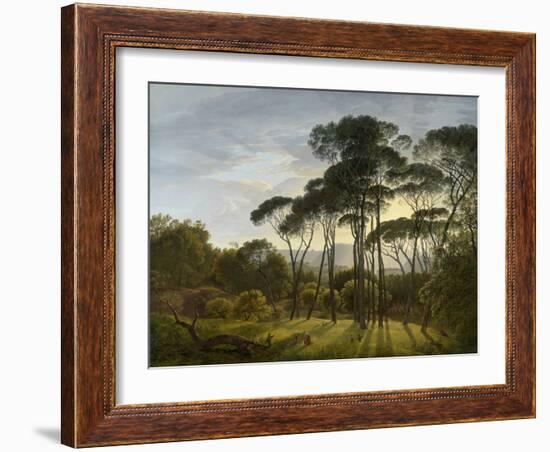 Italian Landscape with Umbrella Pines, 1807-Hendrik Voogd-Framed Giclee Print