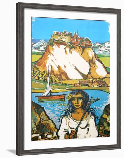 Italian Landscape-Jorge Dumas-Framed Collectable Print