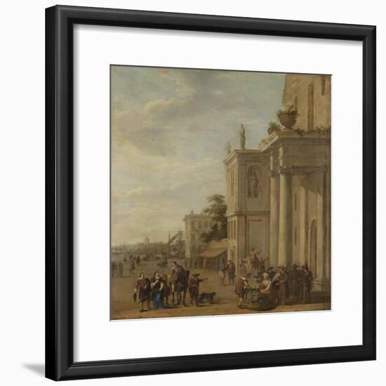 Italian Marketplace-Jacob van der Ulft-Framed Art Print