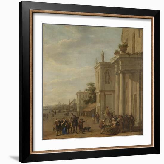 Italian Marketplace-Jacob van der Ulft-Framed Art Print