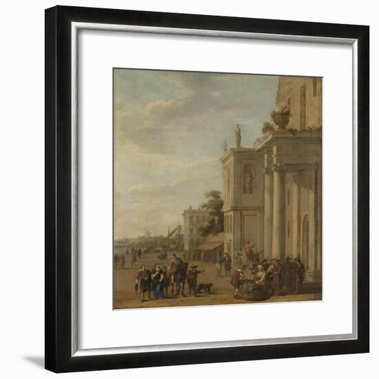 Italian Marketplace-Jacob van der Ulft-Framed Art Print