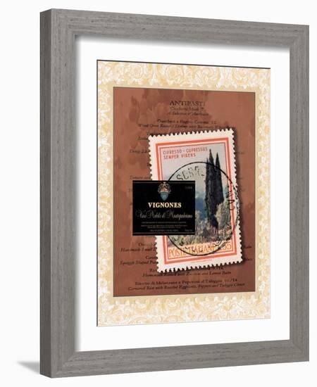 Italian Menu-Jennifer Matla-Framed Art Print