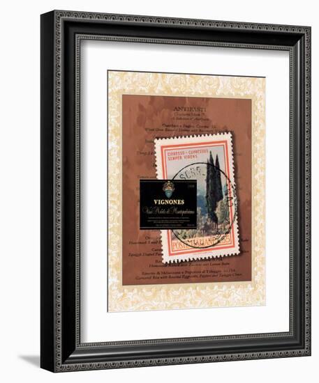 Italian Menu-Jennifer Matla-Framed Premium Giclee Print