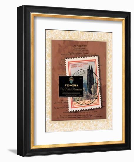 Italian Menu-Jennifer Matla-Framed Premium Giclee Print