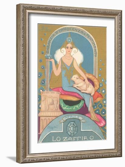 Italian Month Signs, April-null-Framed Art Print