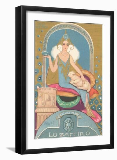 Italian Month Signs, April-null-Framed Art Print