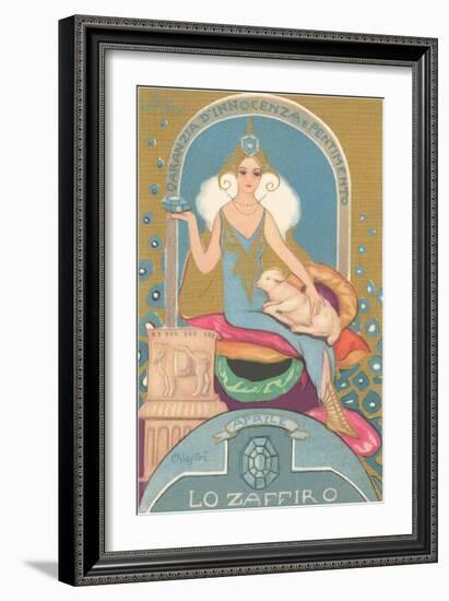 Italian Month Signs, April-null-Framed Art Print