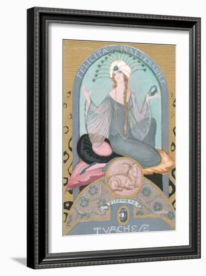 Italian Month Signs, December-null-Framed Art Print