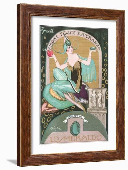 Italian Month Signs, May-null-Framed Art Print