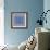 Italian Mosaic in Blue I-Vision Studio-Framed Art Print displayed on a wall