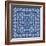 Italian Mosaic in Blue I-Vision Studio-Framed Art Print