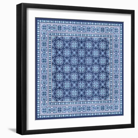 Italian Mosaic in Blue I-Vision Studio-Framed Art Print