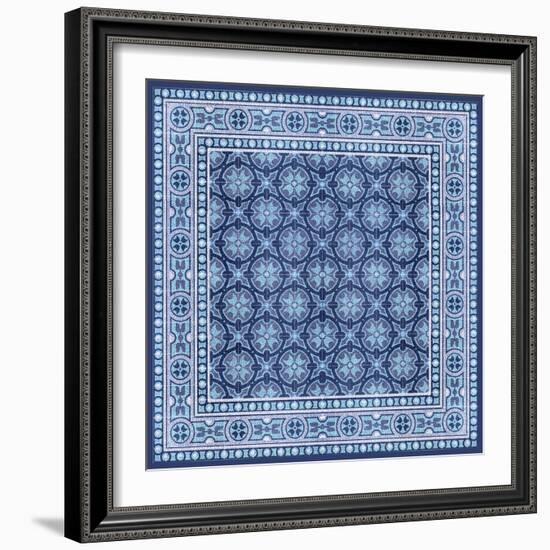 Italian Mosaic in Blue I-Vision Studio-Framed Art Print