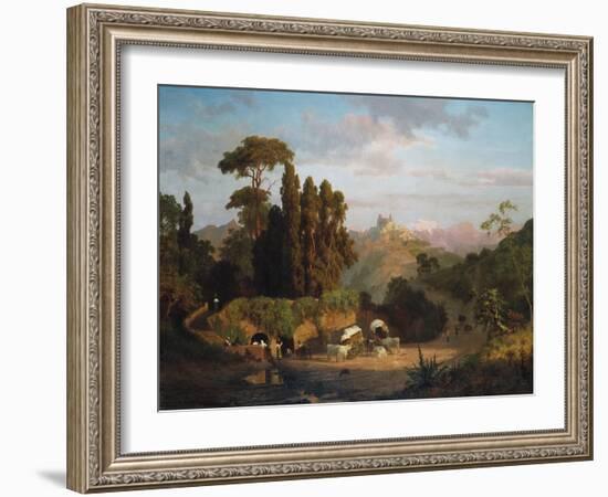 Italian Mountains, 1859-Albert Bierstadt-Framed Giclee Print