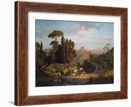 Italian Mountains, 1859-Albert Bierstadt-Framed Giclee Print