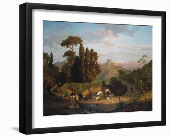 Italian Mountains, 1859-Albert Bierstadt-Framed Giclee Print
