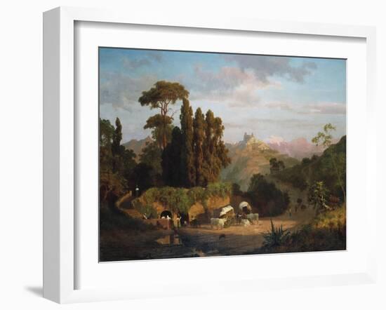 Italian Mountains, 1859-Albert Bierstadt-Framed Giclee Print