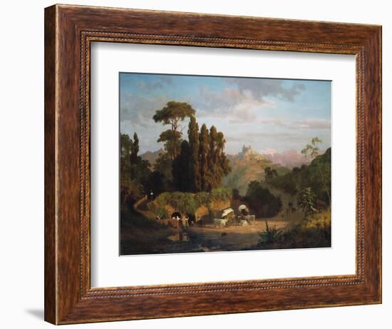 Italian Mountains, 1859-Albert Bierstadt-Framed Giclee Print