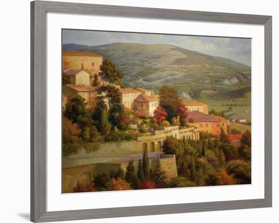 Italian Overlook-Steven Ives-Framed Art Print